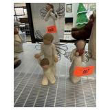 2PC WILLOW TREE FIGURINES