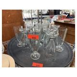 LARGE LOT OF SODA FOUNTAIN GLASSES