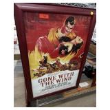 GONE WITH THE WIND FRAMED MOVIE POSTER