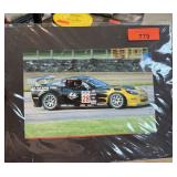 MATTED RACECAR PHOTO