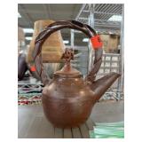 VINTAGE HANDMADE POTTERY TEAPOT COOL PIECE