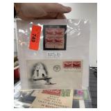 C33 1947 PLATE BLOCK & 1ST DAY COVER