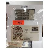 C34 1947 PLATE BLOCK & 1ST DAY COVER