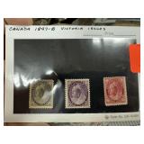 CANADA 1897-9 VICTORIA ISSUES STAMPS