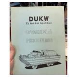 VTG DUKW 2.5 TON AMPHIBIOUS OPERATIONAL MANUAL