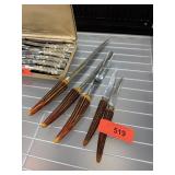 ANTLER HANDLED KNIFE SET