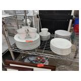 MIXED CHINA SET PLATES & CUPS ETC