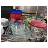 LOT OF MIXED GLASS WARE / KITCHEN