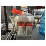 ATOMIC MCM TEAPOT THEME SALT PEPPER SHAKERS