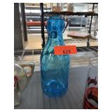 VINTAGE BLUE MILK BOTTLE 1965