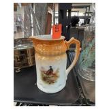 RWC BAVARIA PHEASANT THEMED CERAMIC PITCHER