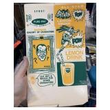 VTG BATMAN POWDERED LEMON DRINK CARTON SM VASE