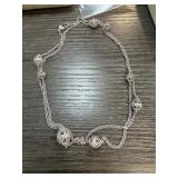 JUDITH RIPKA STERLING SILVER NECKLACE