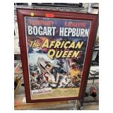 THE AFRICAN QUEEN FRAMED MOVIE POSTER