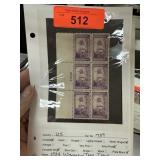 739 1934 WISCONSIN TERCENETARY ISSUE STAMPS 6