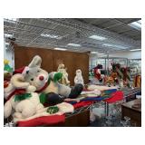 CONTENTS OF SHELF LARGE LOT OF CHRISTMAS