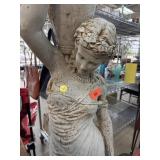 VINTAGE CONCRETE CLASSICAL GARDEN SCULPTURE NOTE