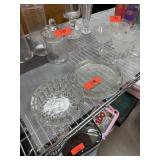 2PC LARGE GLASS BOWL / ASHTRAYS