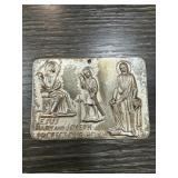 VINTAGE JESUS MARY & JOSEPH HOME PROTECTOR PANEL VINTAGE JESUS MARY & JOSEPH HOME PROTECTOR PANEL