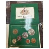 1985 UNC ROYAL AUSTRALIAN COIN SET 1985 UNC ROYAL AUSTRALIAN COIN SET