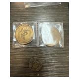 3PC COIN LOTS BASS MARINE CORPS MORE 3PC COIN LOTS BASS MARINE CORPS MORE
