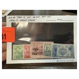 790-4 MINT SET 5 1936-7 NAVY ISSUE STAMPS 790-4 MINT SET 5 1936-7 NAVY ISSUE STAMPS