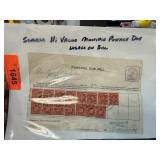 SCARCE HI VAL MULT POSTAGE DUE USAGE ON BILL SCARCE HI VAL MULT POSTAGE DUE USAGE ON BILL