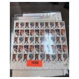 SHEET OF 20C OLYMPICS STAMPS SHEET OF 20C OLYMPICS STAMPS