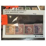1916 OVERPRINT MEXICO MINT OG STAMPS 1916 OVERPRINT MEXICO MINT OG STAMPS