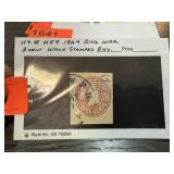 U59 1864 CIVIL WAR 3 CENT WASHINGTON STAMPED ENV U59 1864 CIVIL WAR 3 CENT WASHINGTON STAMPED ENV