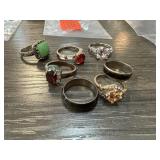 LOT OF MIXED RINGS OLDER GOLD FILL + LOT OF MIXED RINGS OLDER GOLD FILL +