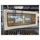 VINTAGE STAINED GLASS WINDOW VINTAGE STAINED GLASS WINDOW
