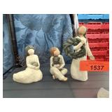 3PC WILLOW TREE FIGURINES 3PC WILLOW TREE FIGURINES