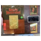 MICHAEL JORDAN PLAQUE W CARD & HOLOGRAM MORE MICHAEL JORDAN PLAQUE W CARD & HOLOGRAM MORE