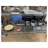 CONTENTS OF SHELF LOT OF MIXED KITCHEN CONTENTS OF SHELF LOT OF MIXED KITCHEN