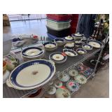 LARGE ANTIQUE GRINDLEY CHINA MELROSE PATTERN LARGE ANTIQUE GRINDLEY CHINA MELROSE PATTERN