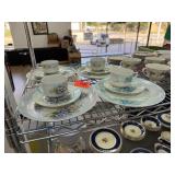 4 PLACE SETTING PAINTED CHINA 4 PLACE SETTING PAINTED CHINA