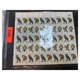 STAMP SHEET 15C WILDLIFE CONSERVATION STAMP SHEET 15C WILDLIFE CONSERVATION