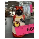 VINTAGE CERAMIC BLACK AMERICANA FIGURINE VINTAGE CERAMIC BLACK AMERICANA FIGURINE