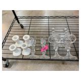 LOT OF MIXED CANDLE HOLDERS LOT OF MIXED CANDLE HOLDERS