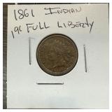 1861 INDIAN HEAD PENNY CENT 1861 INDIAN HEAD PENNY CENT