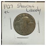 1927 STANDING LIBERTY SILVER QUARTER 1927 STANDING LIBERTY SILVER QUARTER