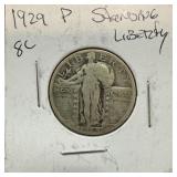 1929 STANDING LIBERTY SILVER QUARTER 1929 STANDING LIBERTY SILVER QUARTER