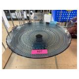 ART GLASS PEDESTAL CAKE STAND ART GLASS PEDESTAL CAKE STAND