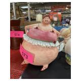 PUDGEES FAT PIG FIGURINE PUDGEES FAT PIG FIGURINE