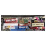 CONTENTS OF SHELF LARGE LOT OF GAMES ETC CONTENTS OF SHELF LARGE LOT OF GAMES ETC