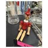 VINTAGE WOOD PINOCCHIO FIGURINE VINTAGE WOOD PINOCCHIO FIGURINE