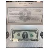 2013 $2 UNC CURRENCY NOTE 2013 $2 UNC CURRENCY NOTE