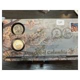 DISTRICT OF COLUMBIA UNC QUARTERS 1ST DAY COVER DISTRICT OF COLUMBIA UNC QUARTERS 1ST DAY COVER