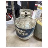 BLUE RHINO PROPANE TANK (SEEMS PARTIALLY FULL) BLUE RHINO PROPANE TANK (SEEMS PARTIALLY FULL)